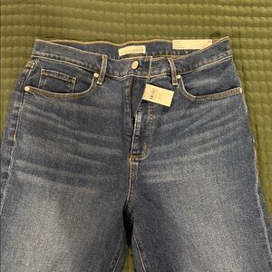 LOFT Women's Blue Straight Leg Jeans